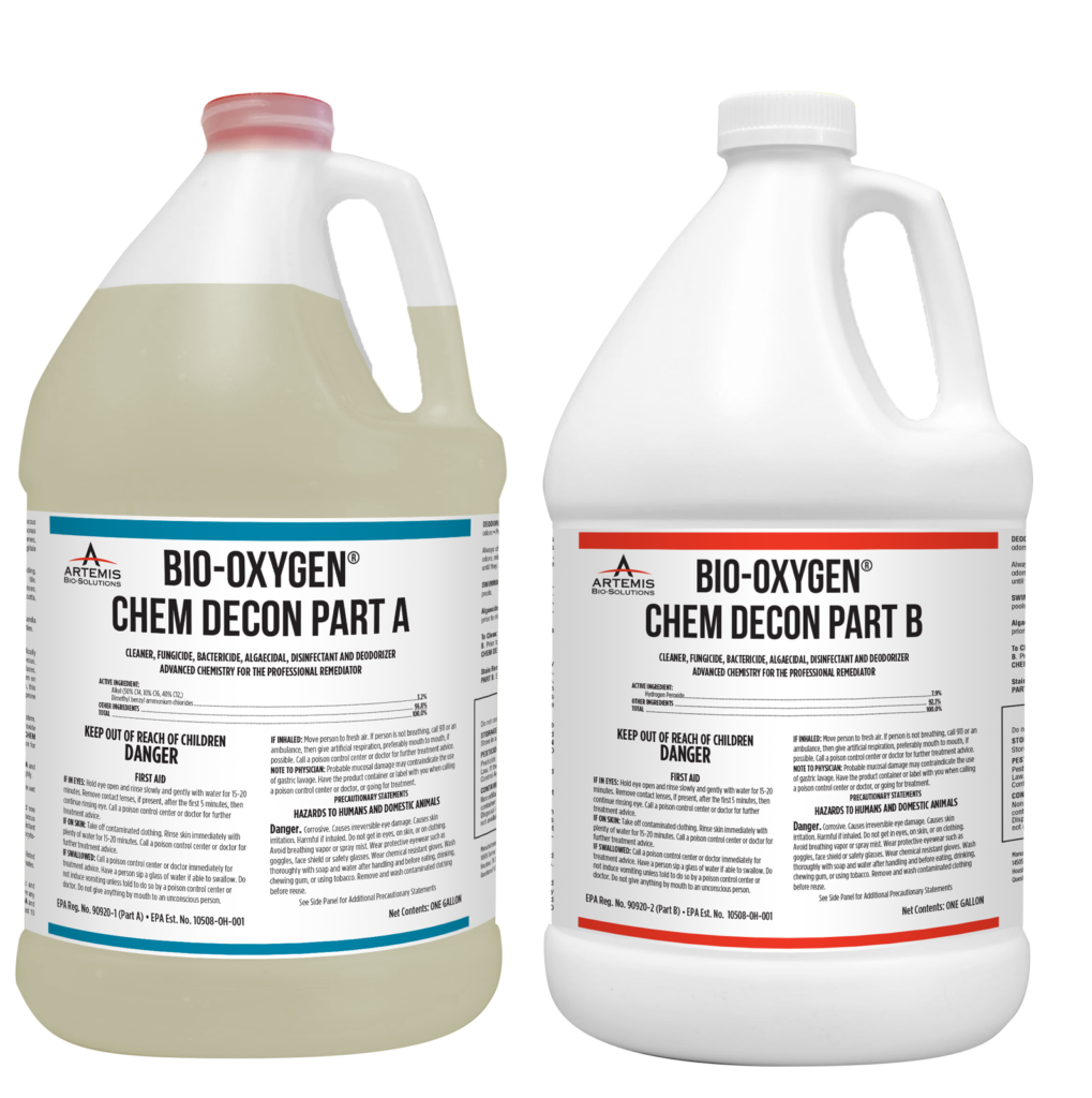 Bio-Oxygen Chem Decon gallon kit detail — Foster First